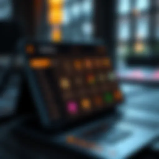 A sleek digital wallet interface showcasing various cryptocurrency options.