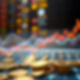 Conceptual representation of spot price dynamics in cryptocurrency