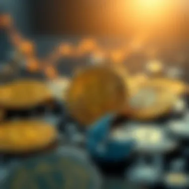 Emerging Cryptocurrency Tokens Visual Visual representation of emerging cryptocurrency tokens