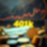 401k and Cryptocurrency Overview Visual representation of 401k accounts and cryptocurrency symbols