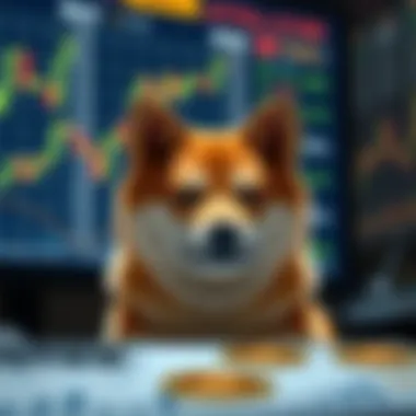 Graphs depicting Shiba Inu Coin market trends